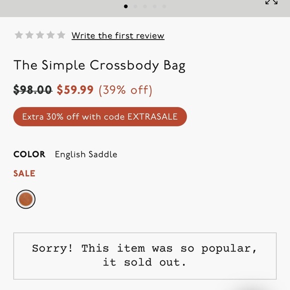 Madewell Simple Crossbody Bag - Picture 8 of 8